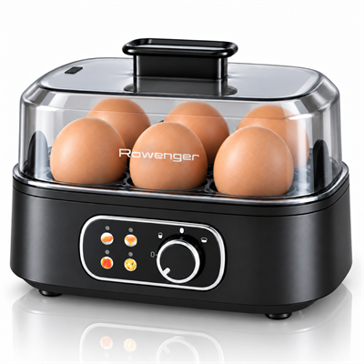 Rowenger Smartegg Yumurta Haşlama Makinesi Yumurta Pişirici Led Göstergeli 4 Kıvamda Pişirme RO-08S