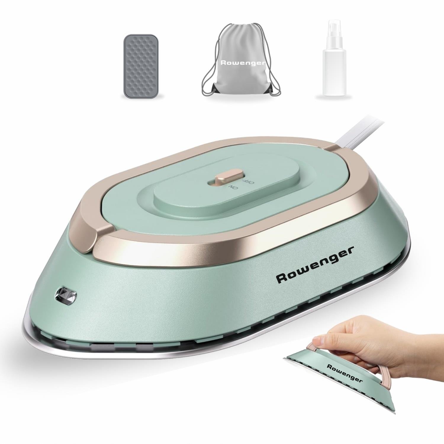 Rowenger NB301Y Mini Seyahat Ütüsü Çift Voltaj Dünya Çapında Kullanıma Uygun