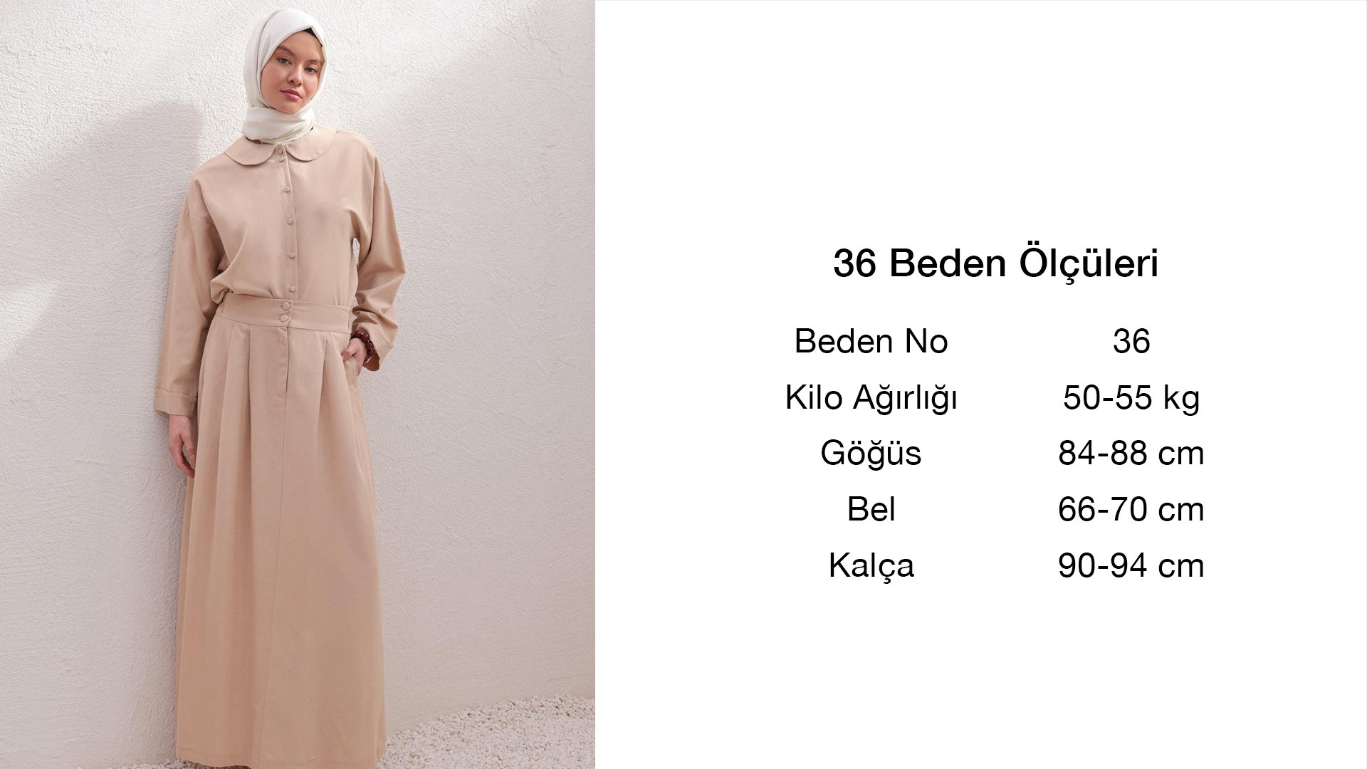 36 beden kaç kilo