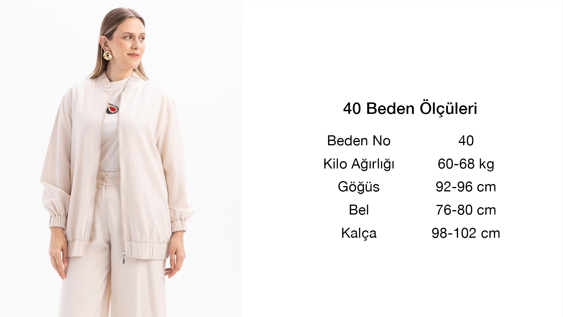40 Beden Kaç Kilo