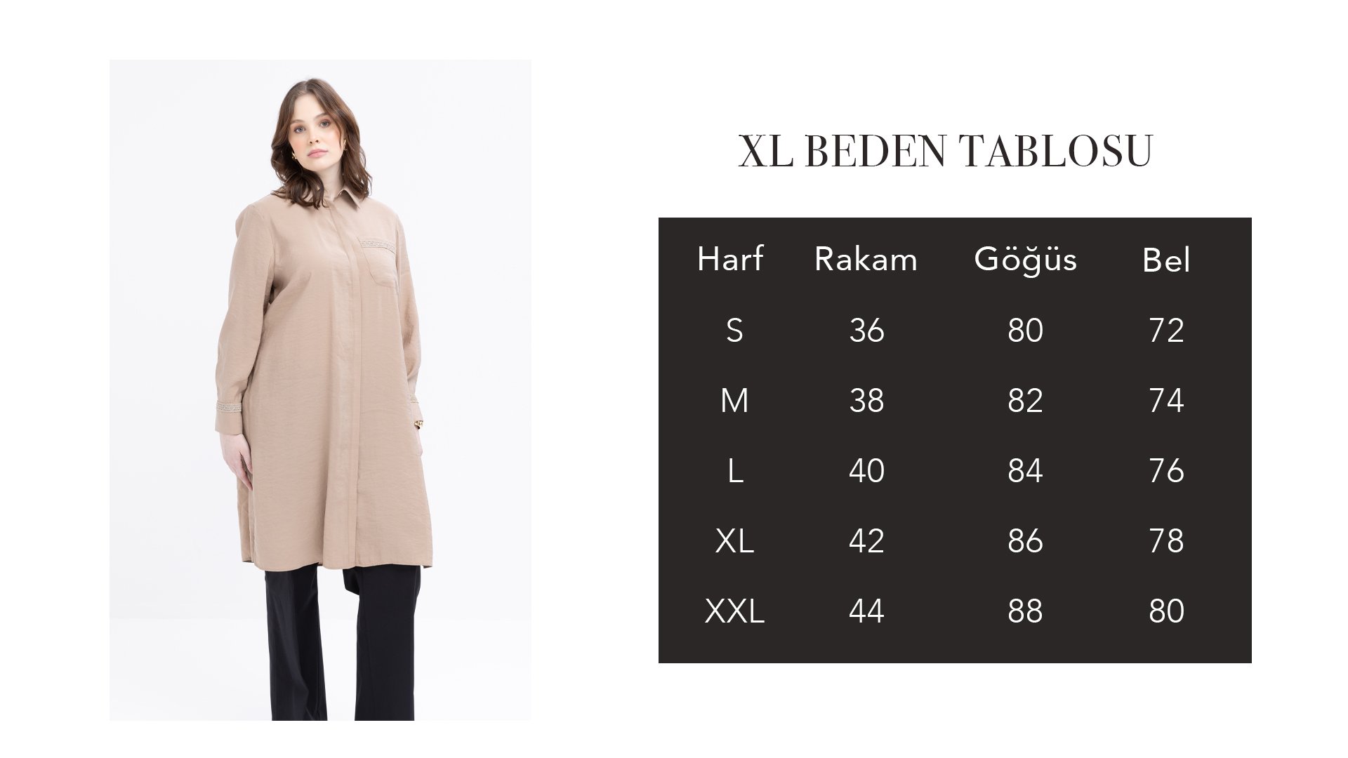 Xl Beden Tablosu