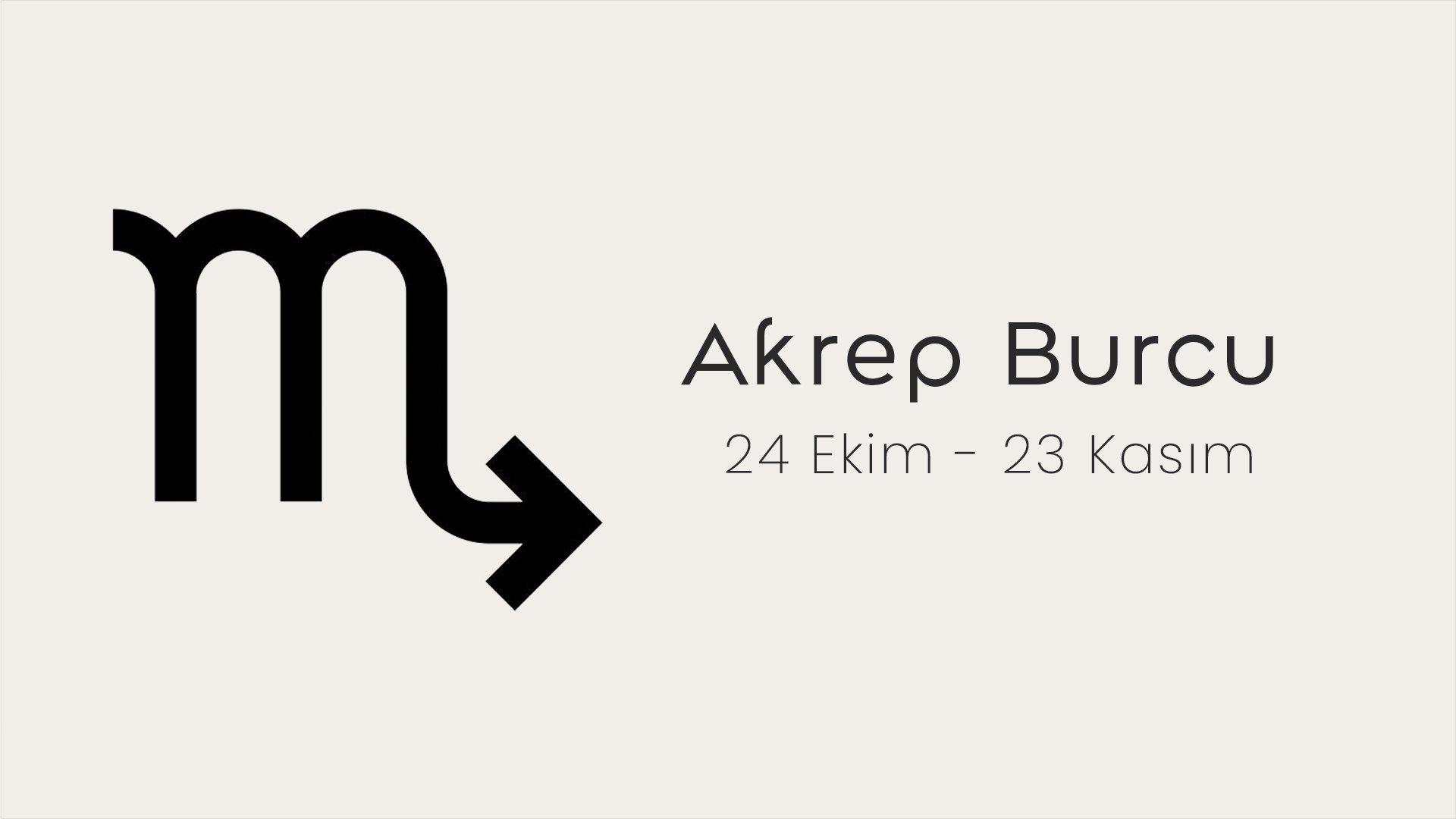 Akrep Burcu Kombin Önerileri