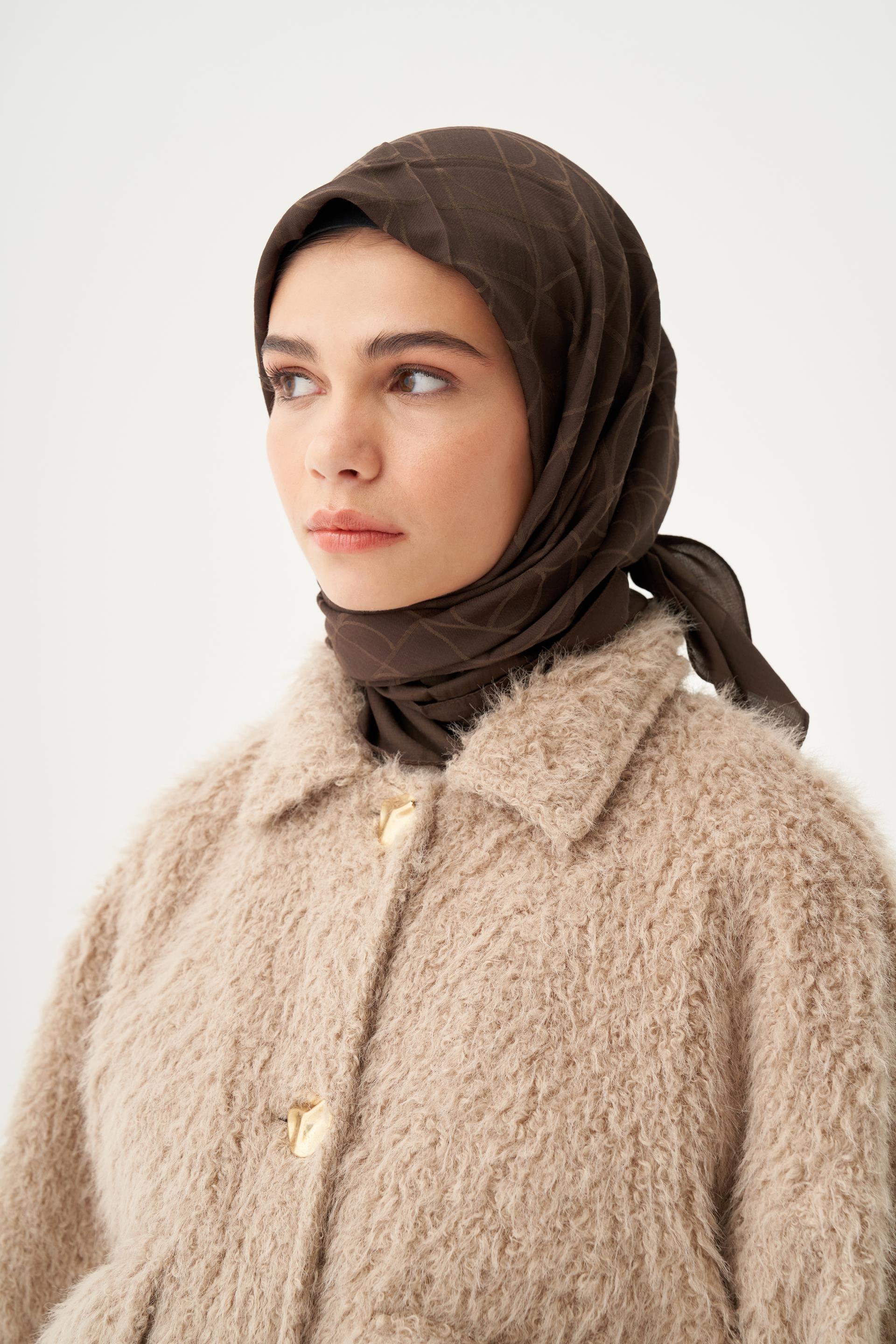 Acı Kahve-İpek Eşarp