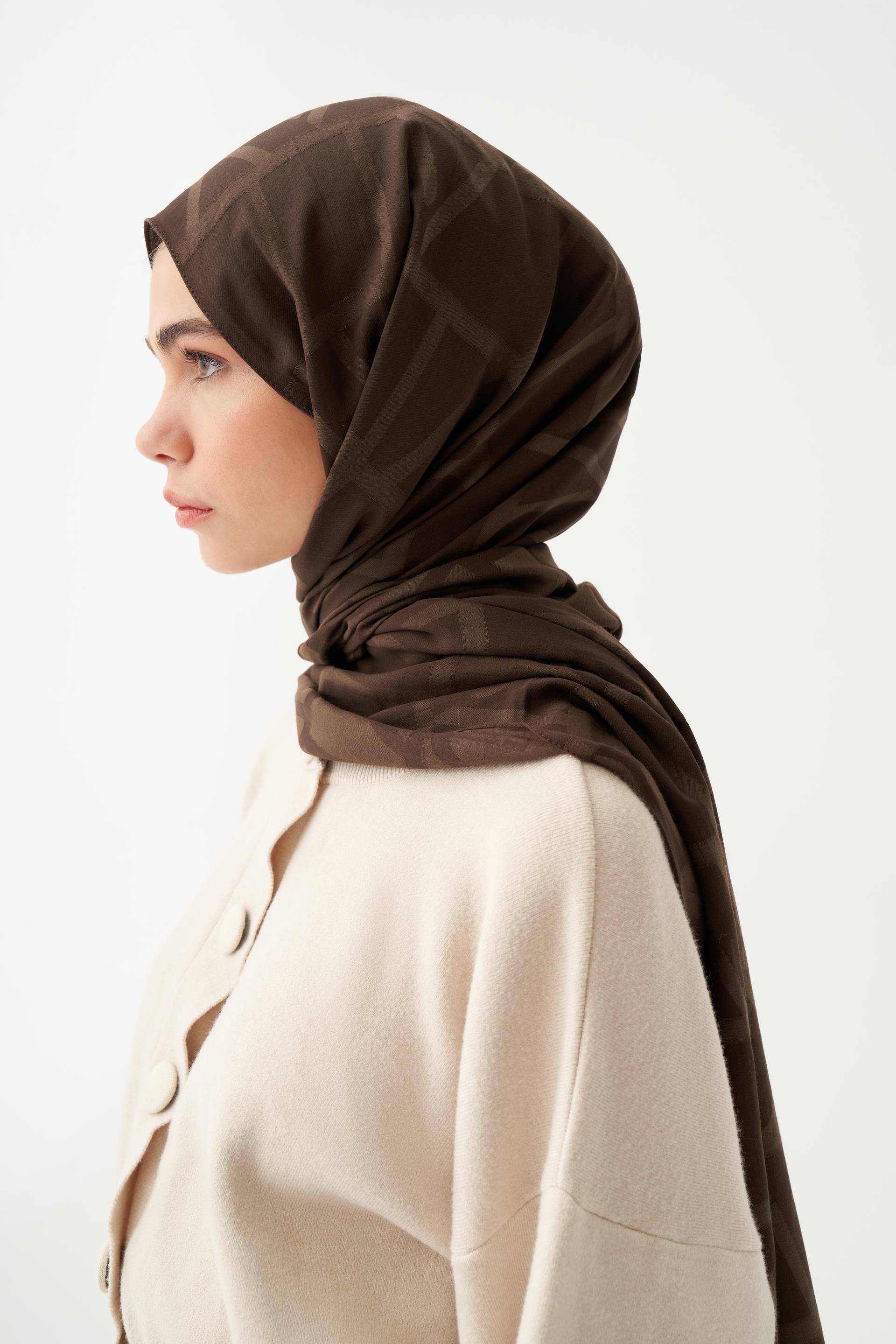 Acı Kahve-Modal Pamuklu Şal