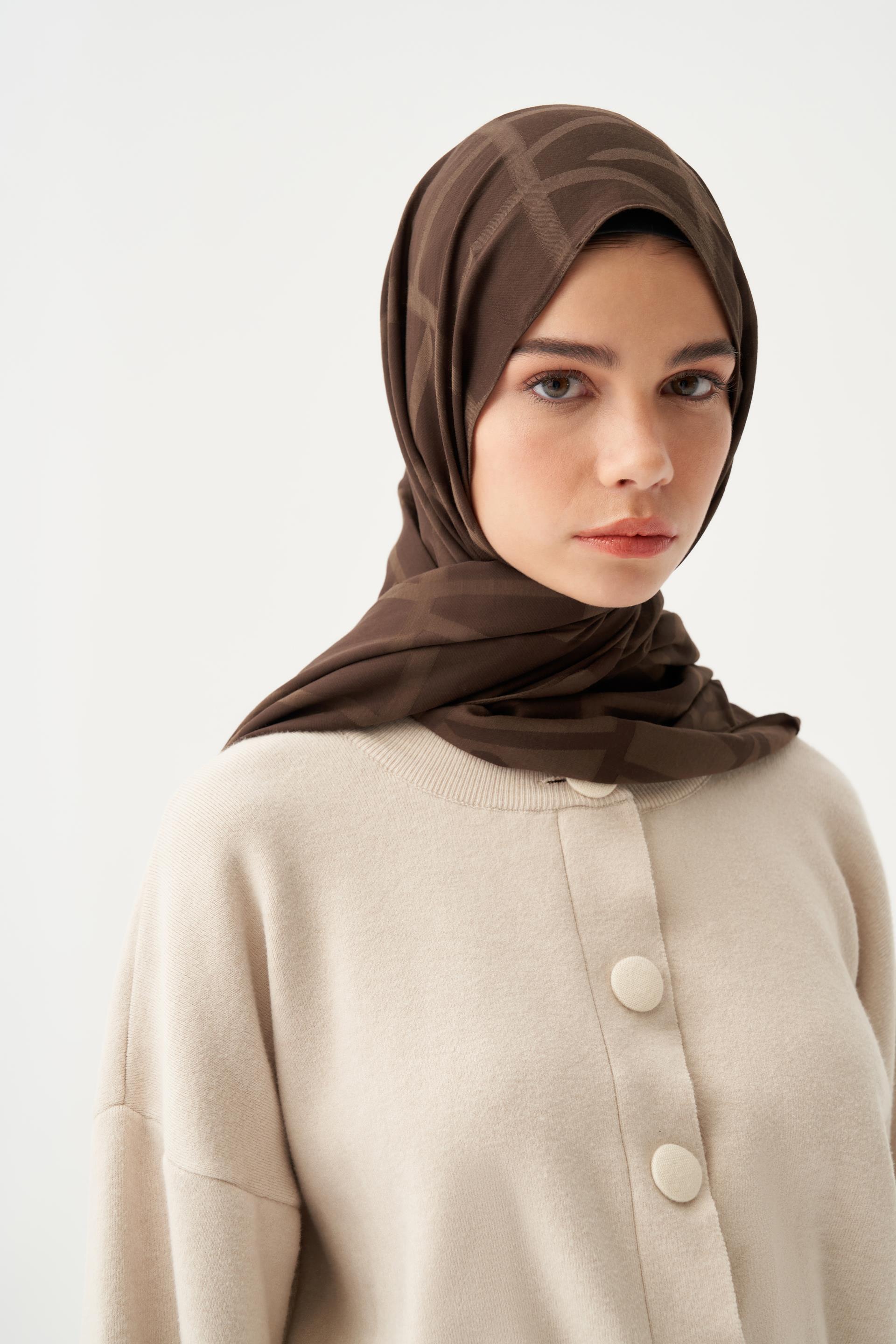 Acı Kahve-Modal Pamuklu Şal