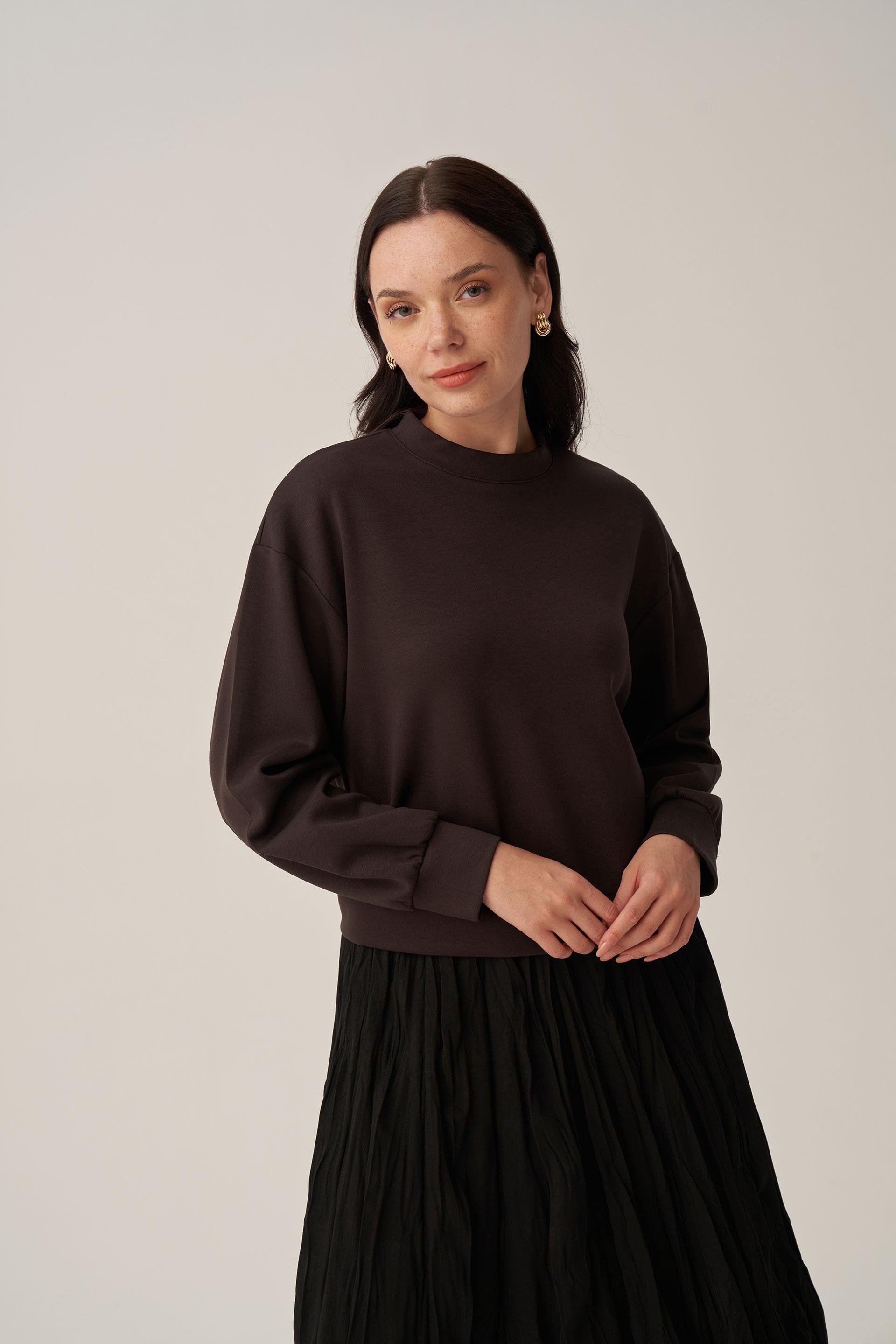 Acı Kahve-Yumuşak Dokulu Sweat