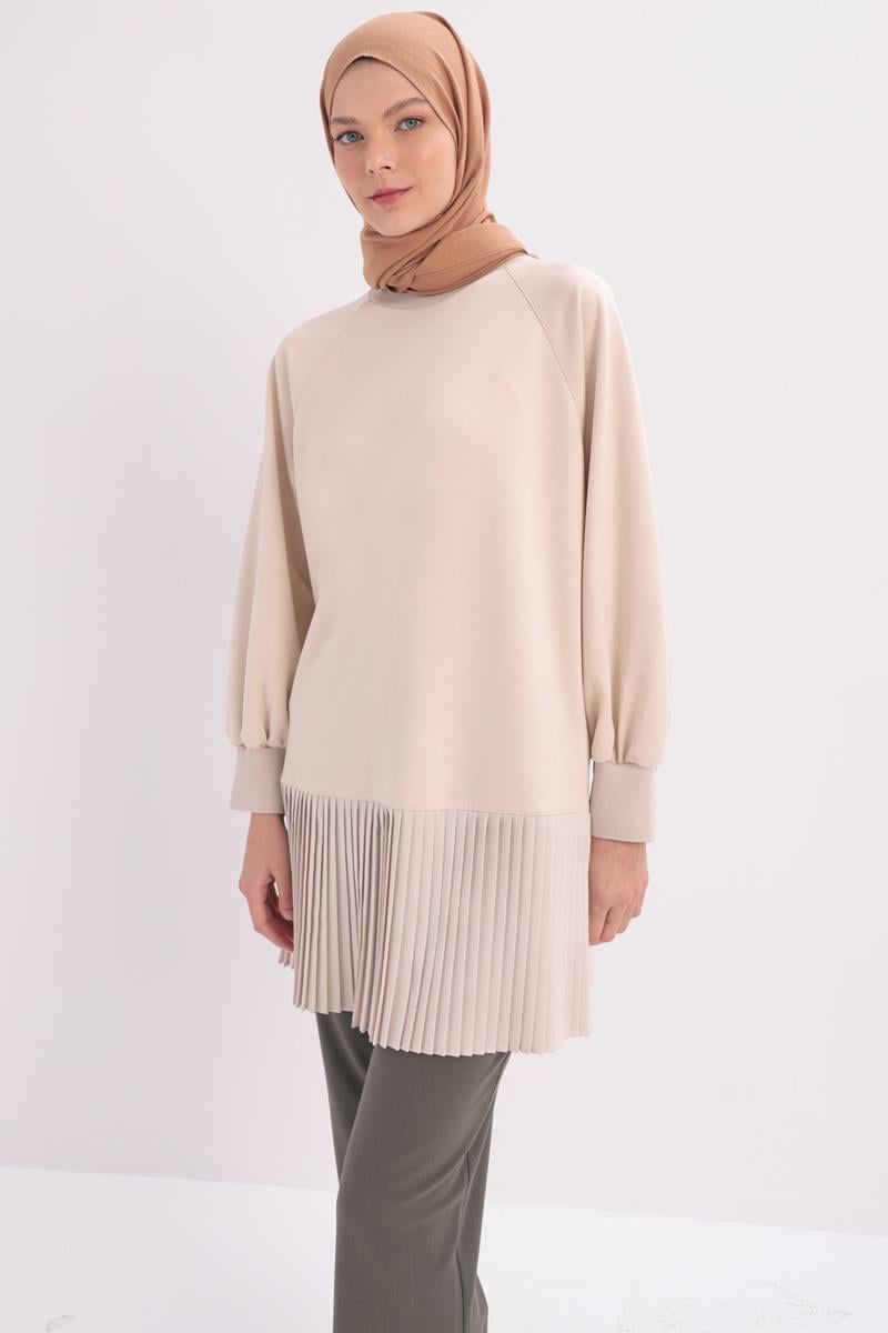 Oversized Pleated Tunic