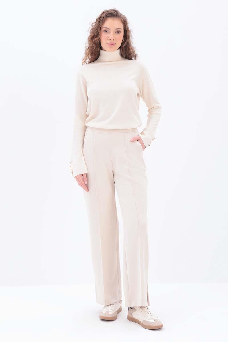Wide Leg Knitted Pants