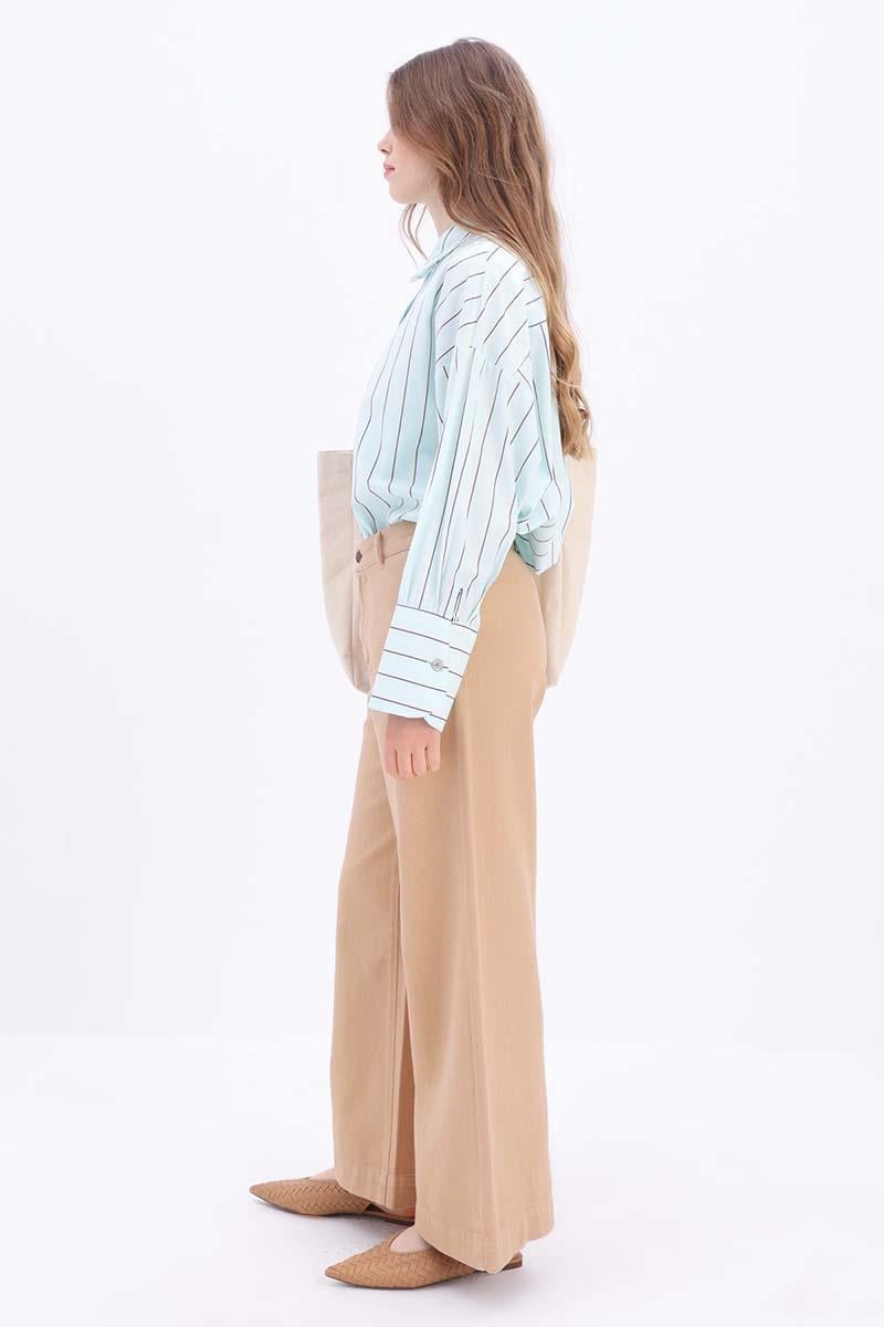 100% Cotton Wide Leg Pants