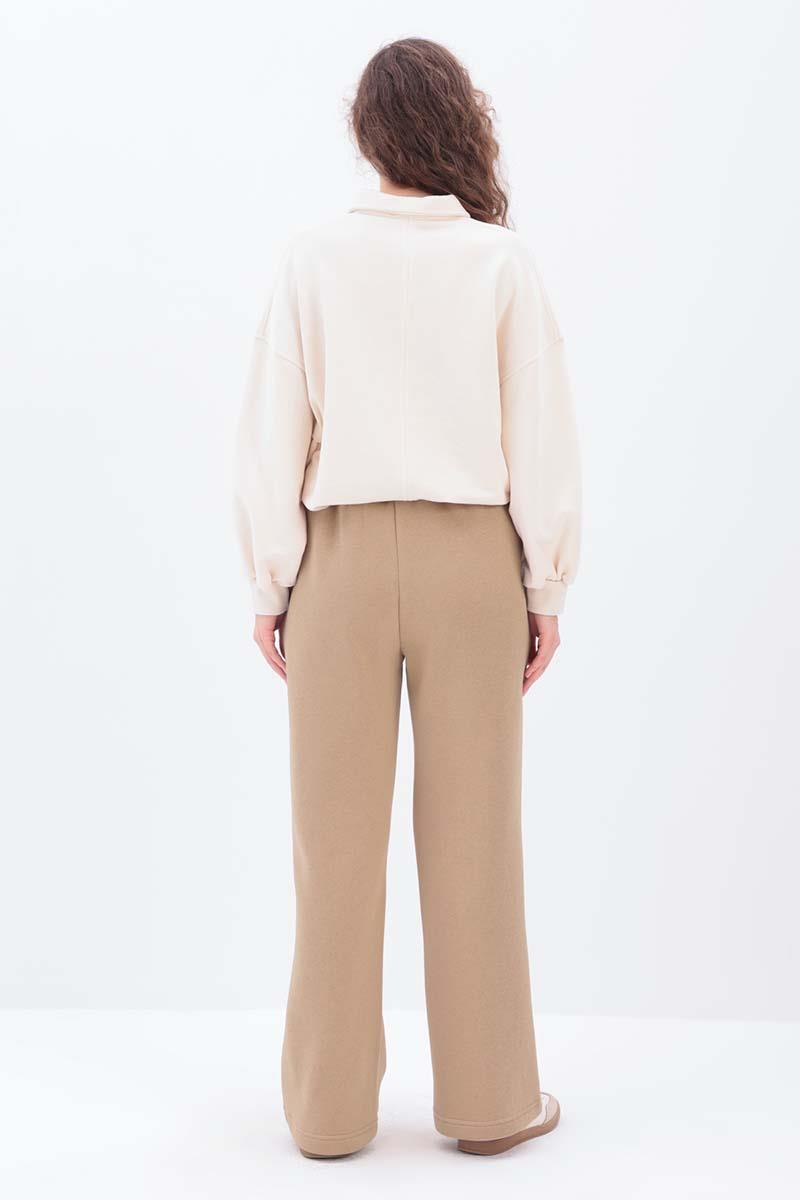 Ribbed Wide Leg Sweatpants