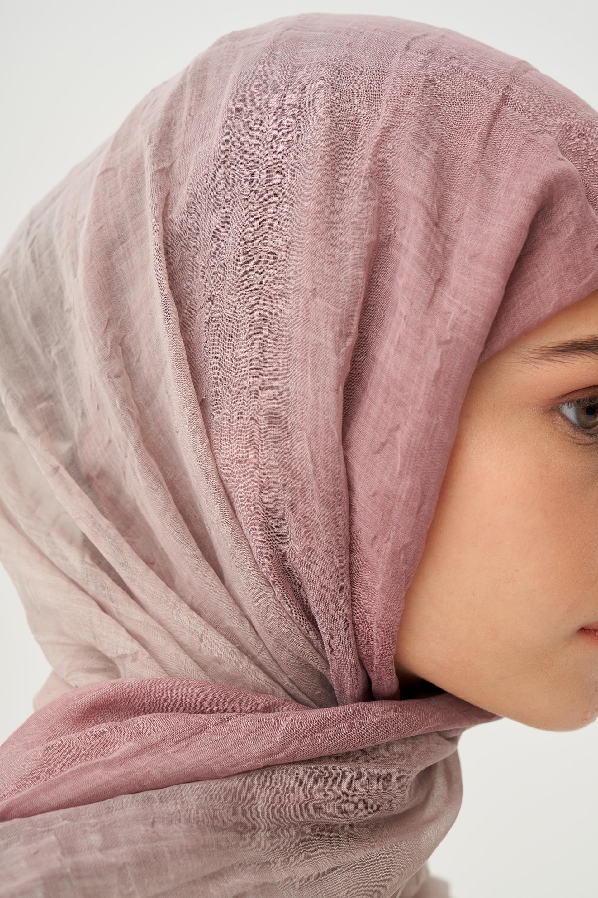 Bej-Pudra-Degrade Geçişli Şal