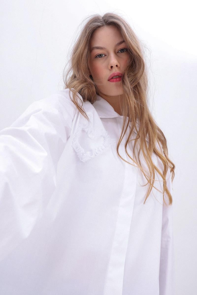 100% Cotton Heart Shirt Tunic