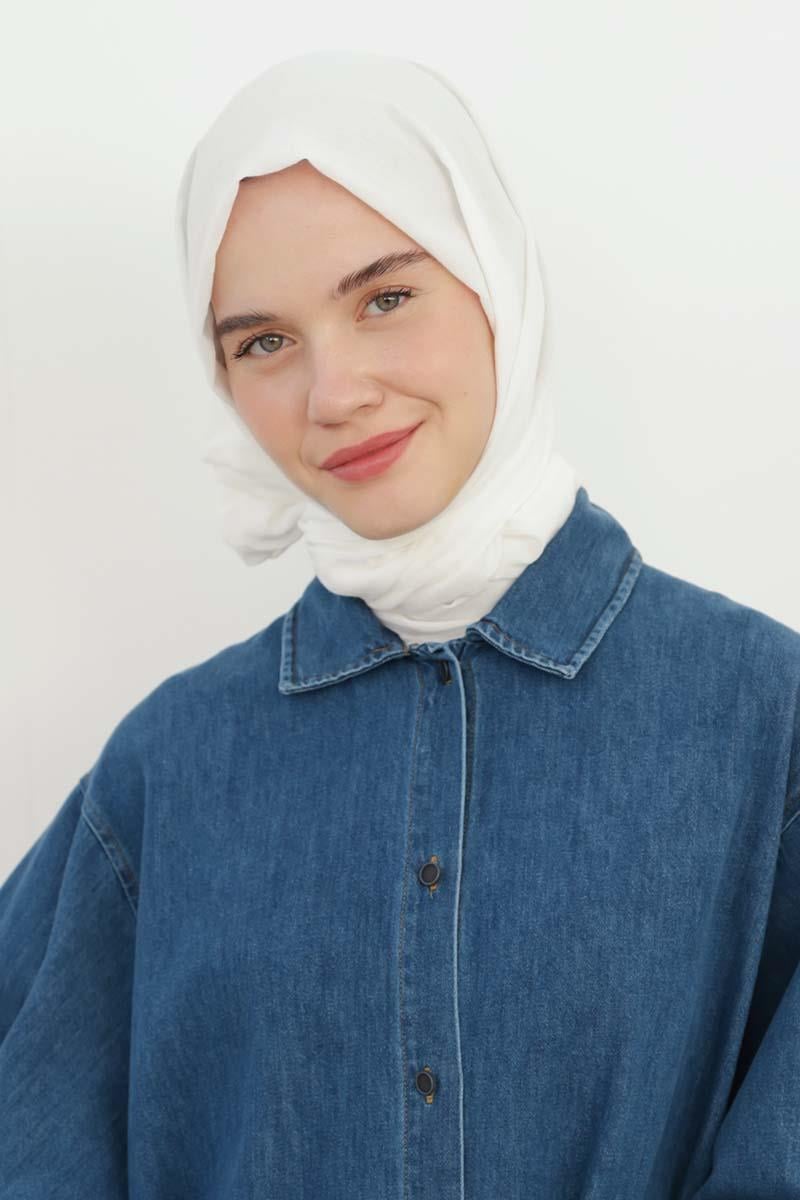 Naturel Pamuk Şal