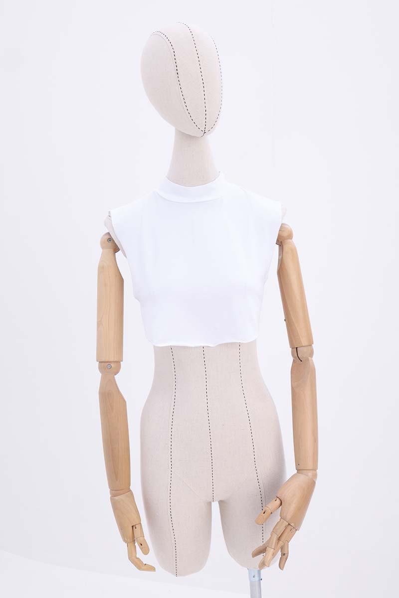 Pamuklu Dik Yaka Lastikli İçlik