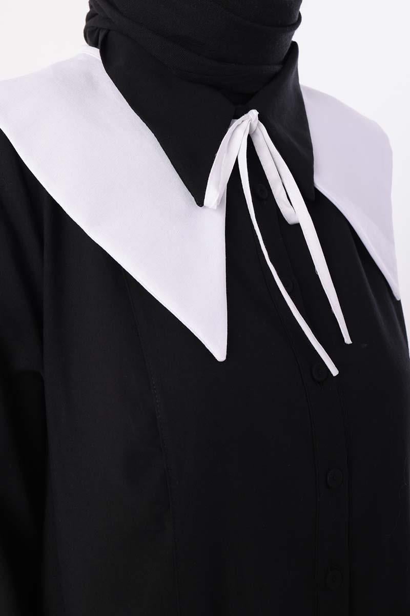 Beyaz-Tak Çıkar Yaka