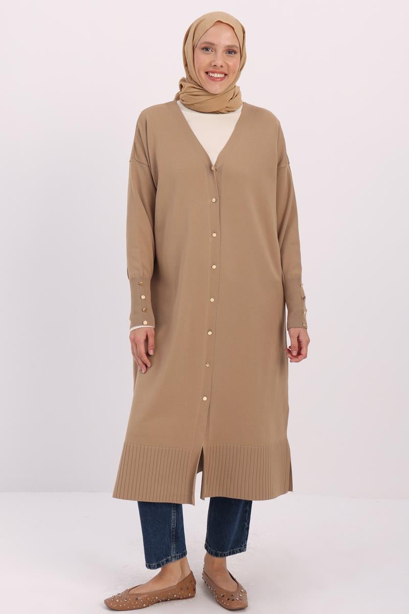 Buttoned Sweater Cardigan