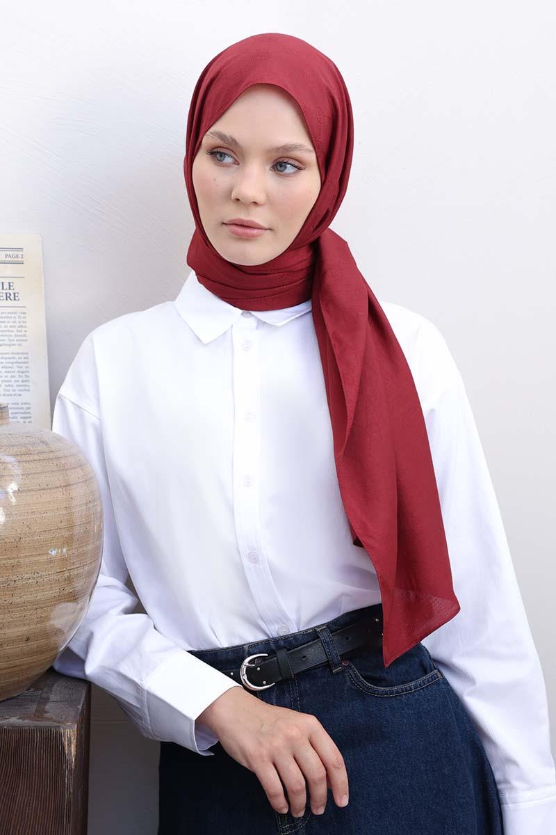 Jacquard Monogram Shawl