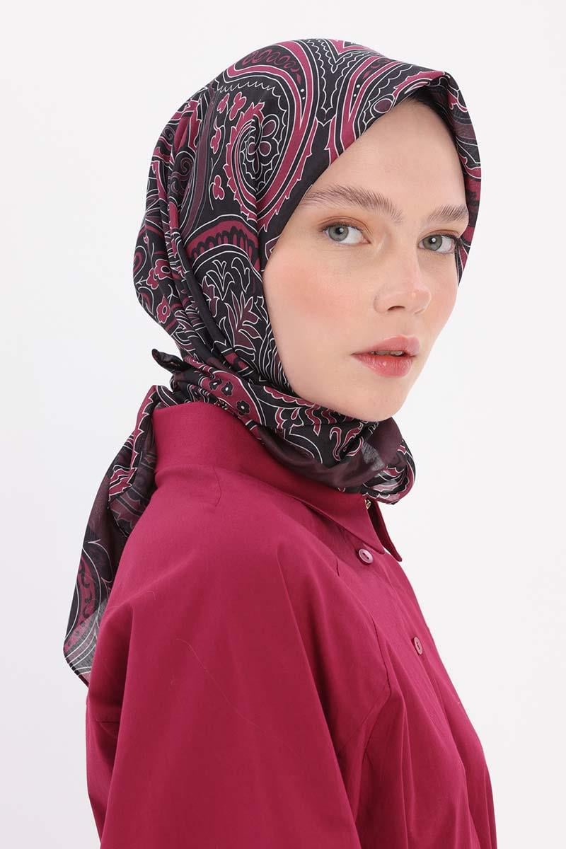 Patterned Cotton Lucia Scarf