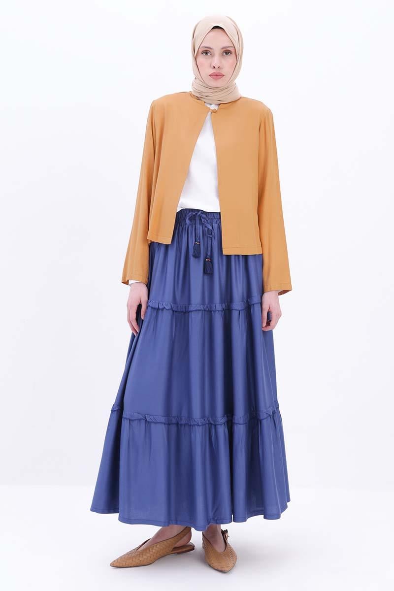 Judge Collar One Button Short Jacket