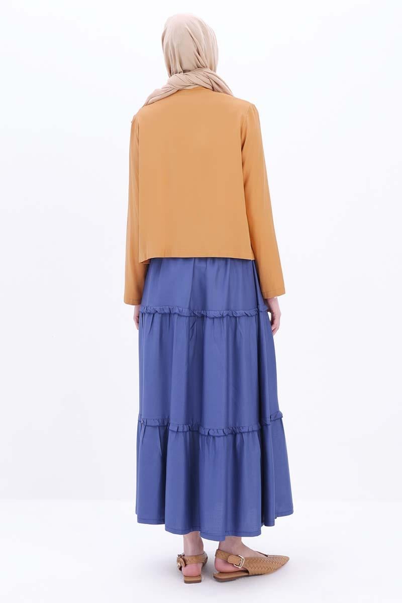 Judge Collar One Button Short Jacket