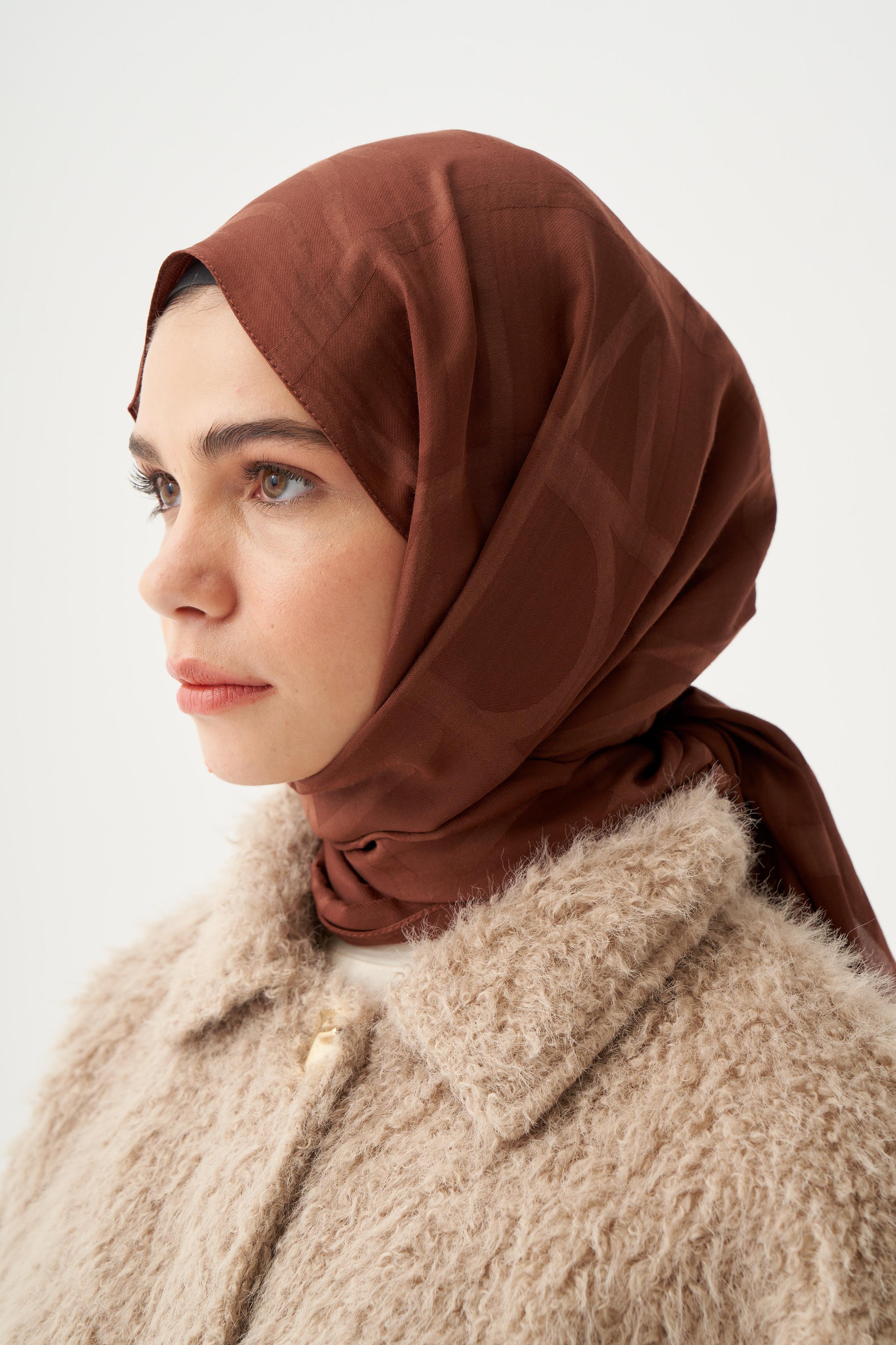 Çikolata Kahve-Modal Pamuklu Şal