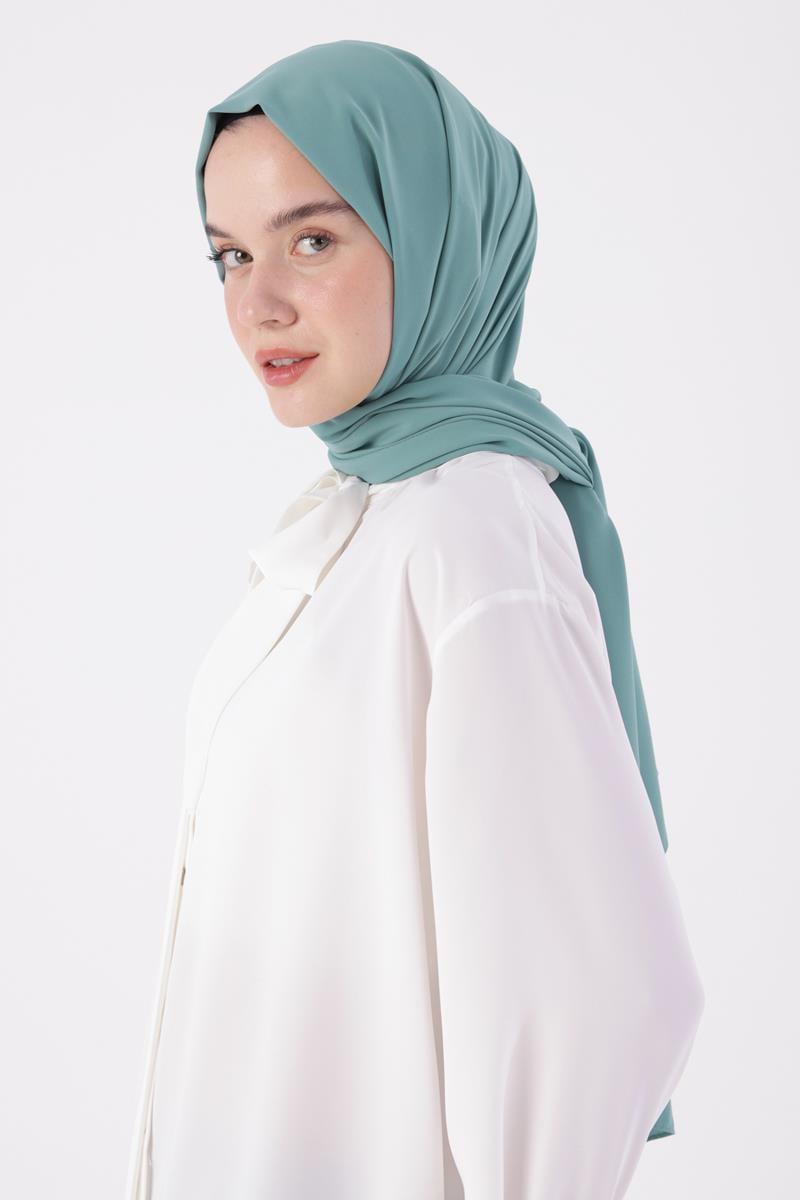 Çimen Yeşili-Medine İpeği Şal