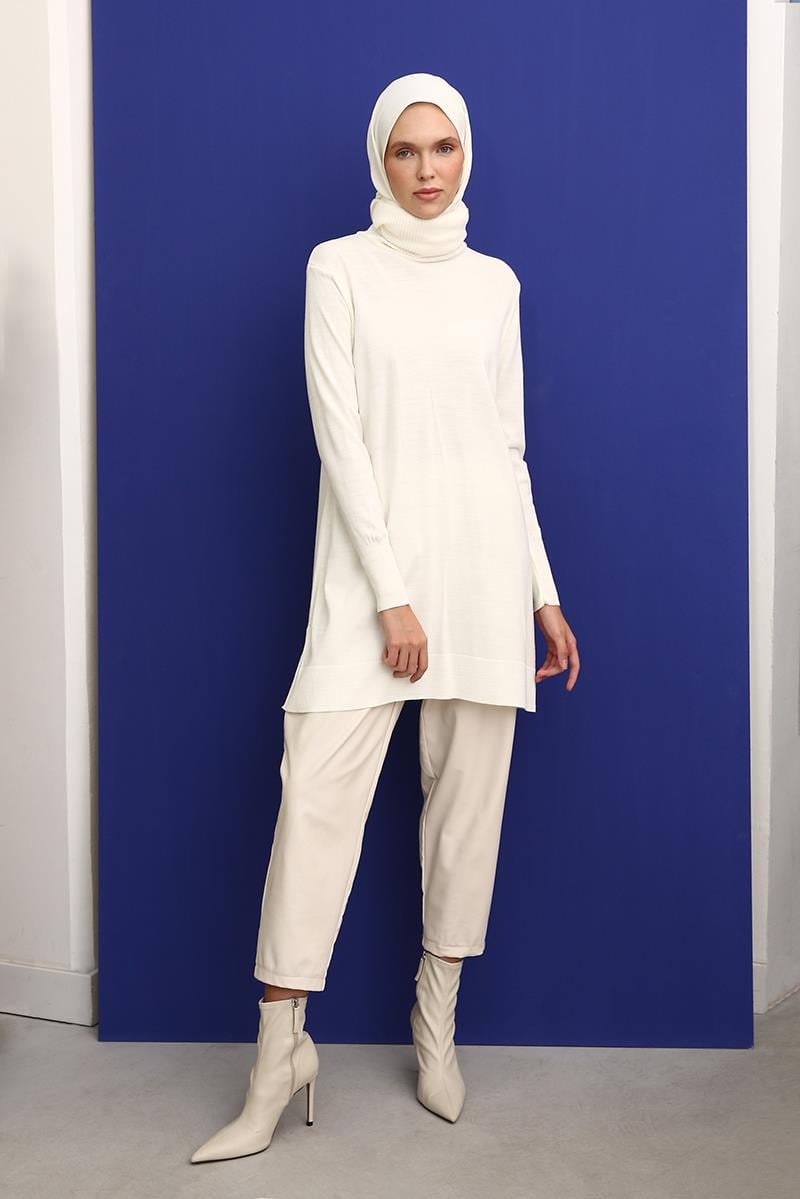 Turtleneck Knitwear Tunic