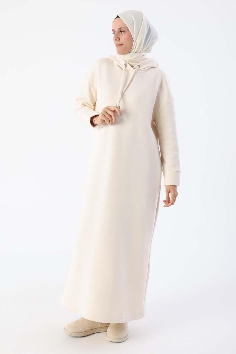 Hooded Basic Thermal Dress