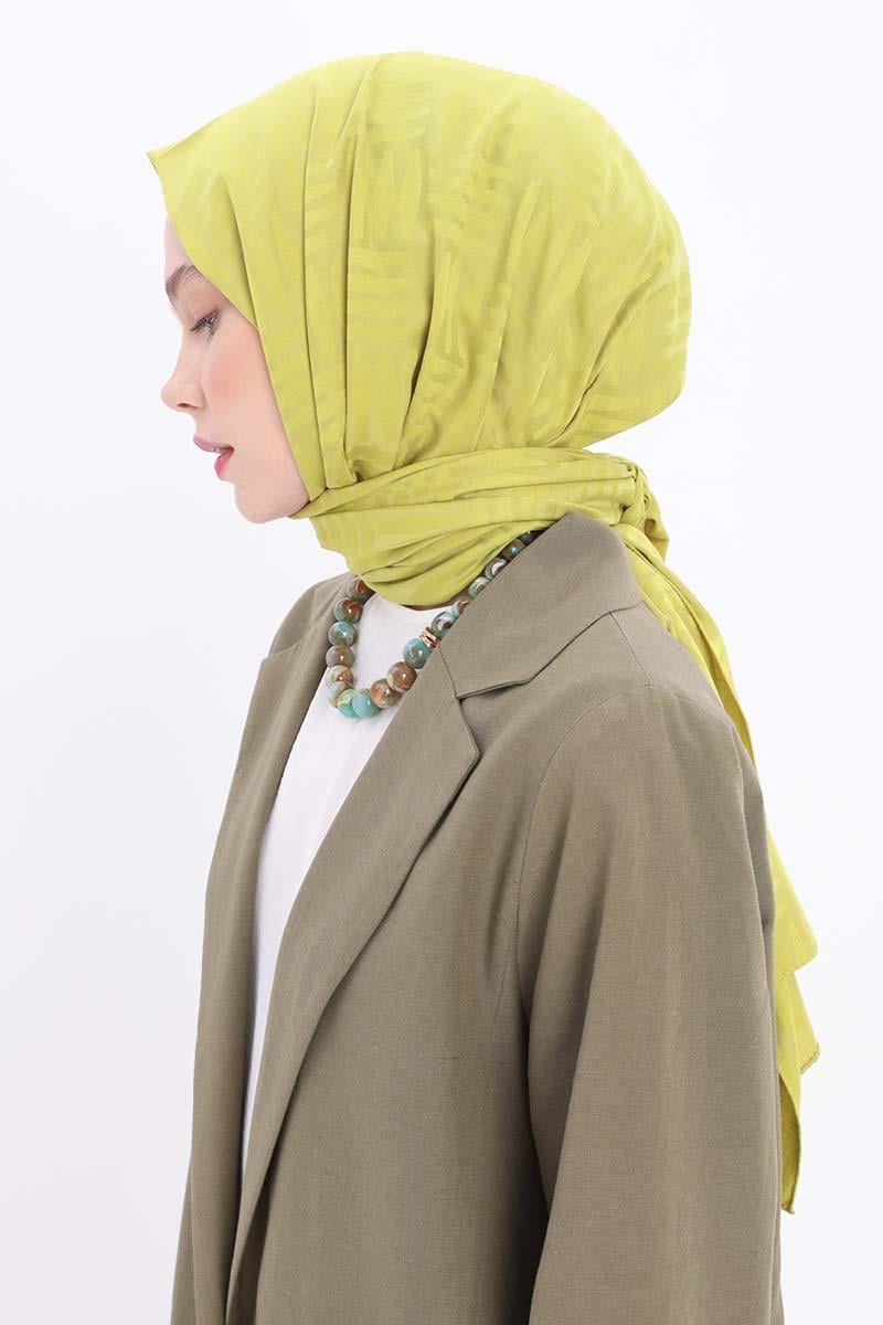 Patterned Jacquard Shawl