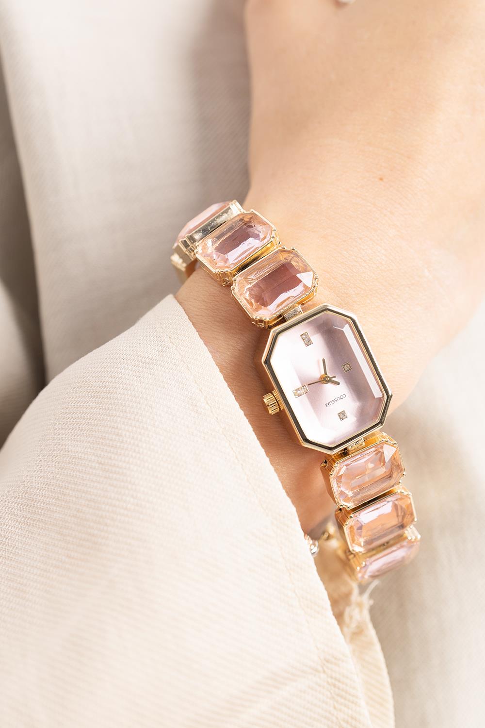 Gold-Pembe-Kol Saati