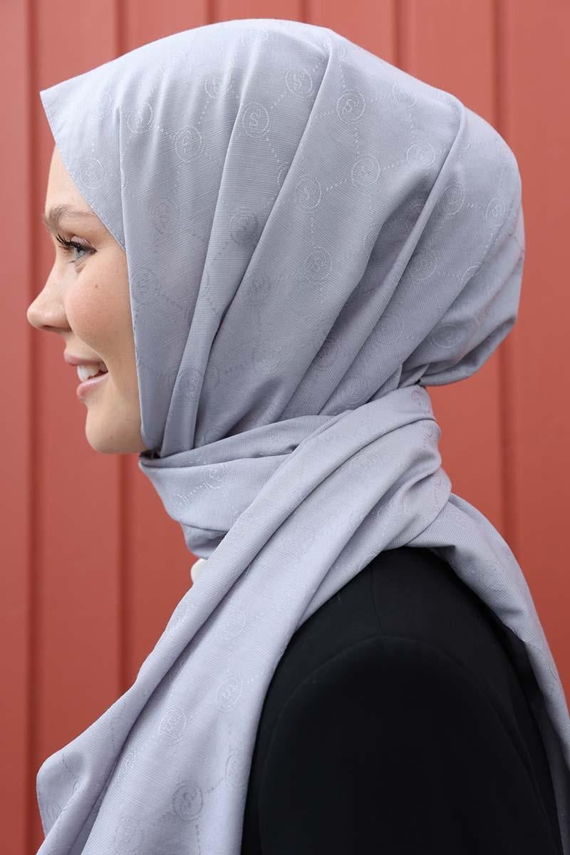 Jacquard Monogram Shawl