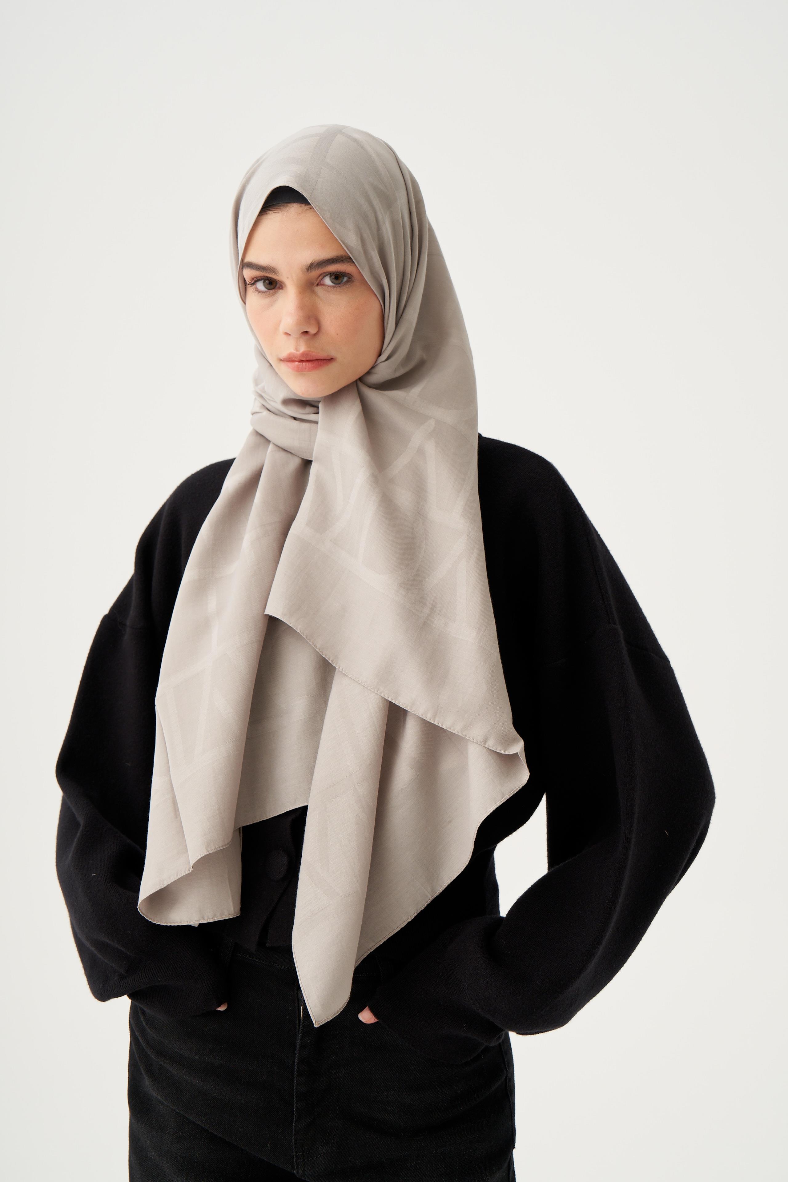 Gri-Modal Pamuklu Şal