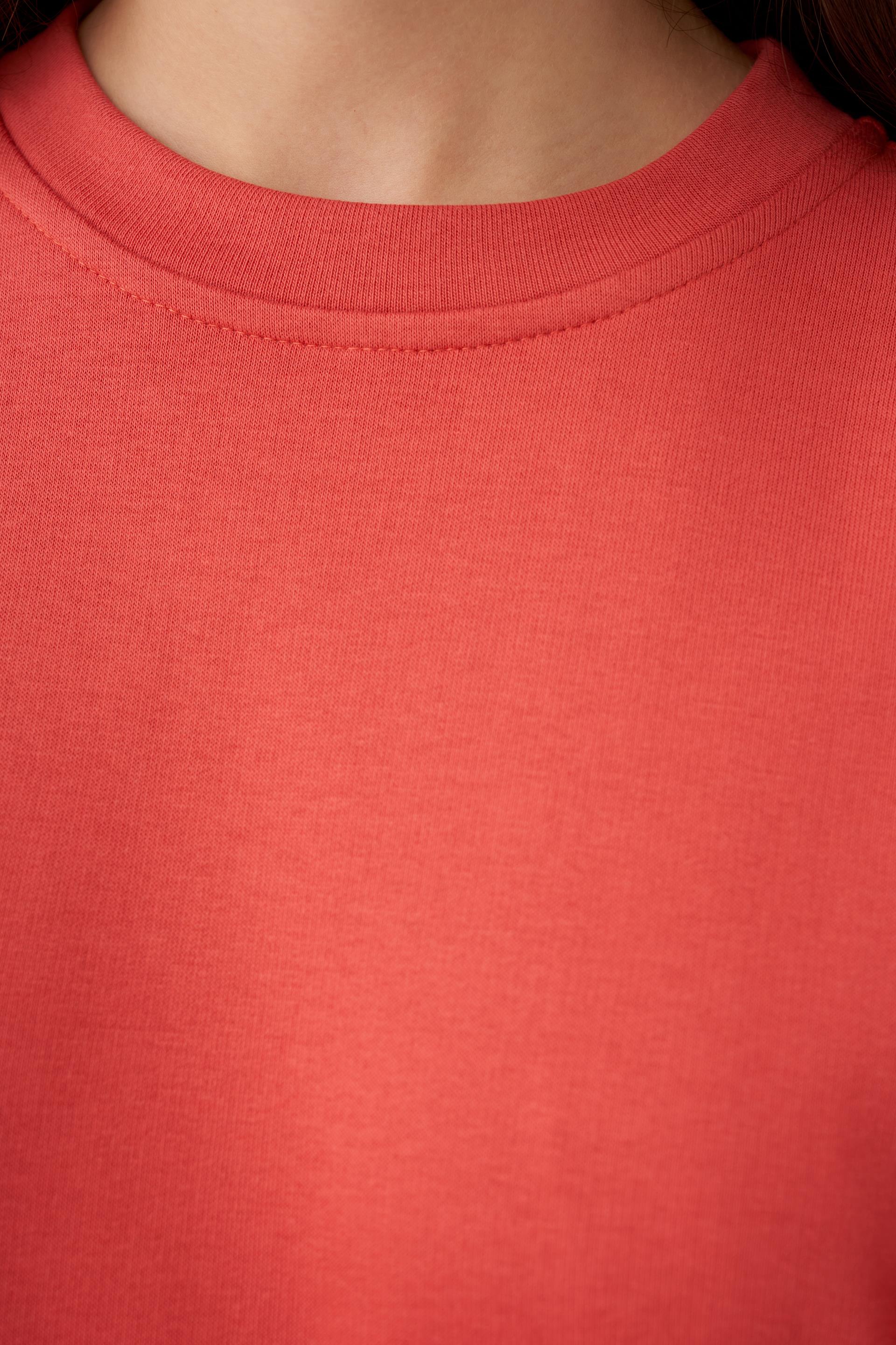 Gül-Yumuşak Dokulu Sweatshirt