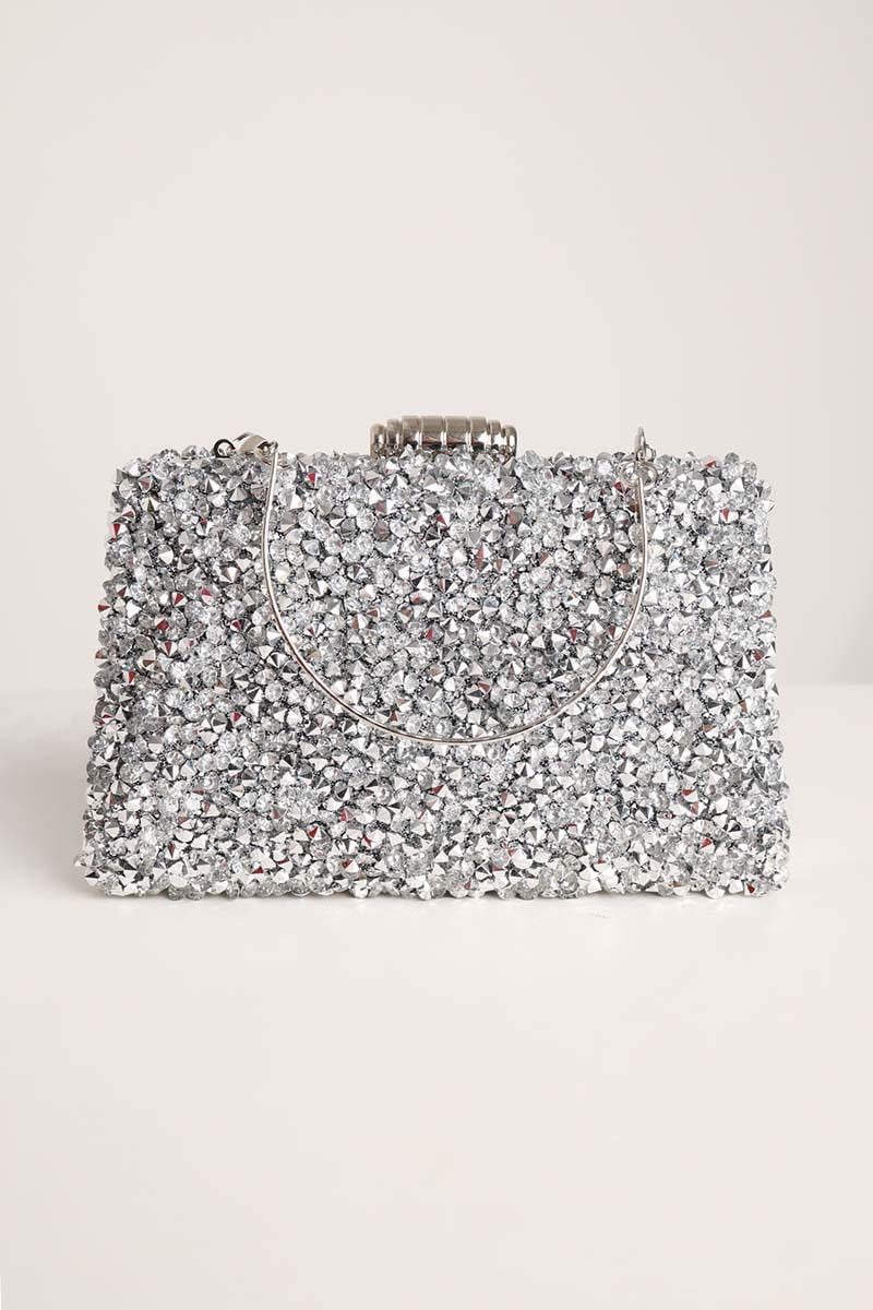 Taşlı Zincirli El Ve Omuz Çantası