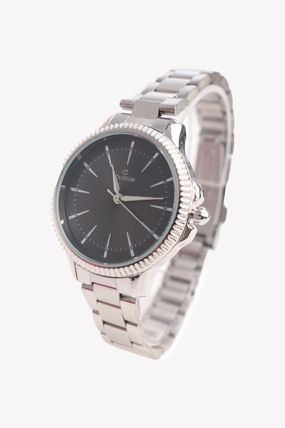 Gümüş-Siyah-Kol Saati