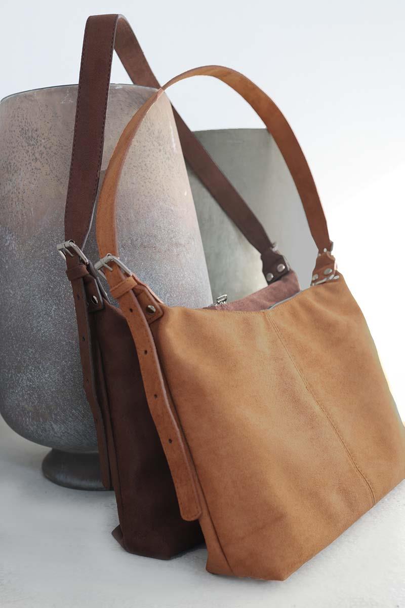 Süet Çapraz Çanta