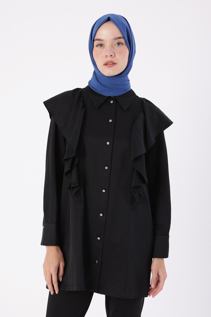 İndigo-Medine İpeği Şal