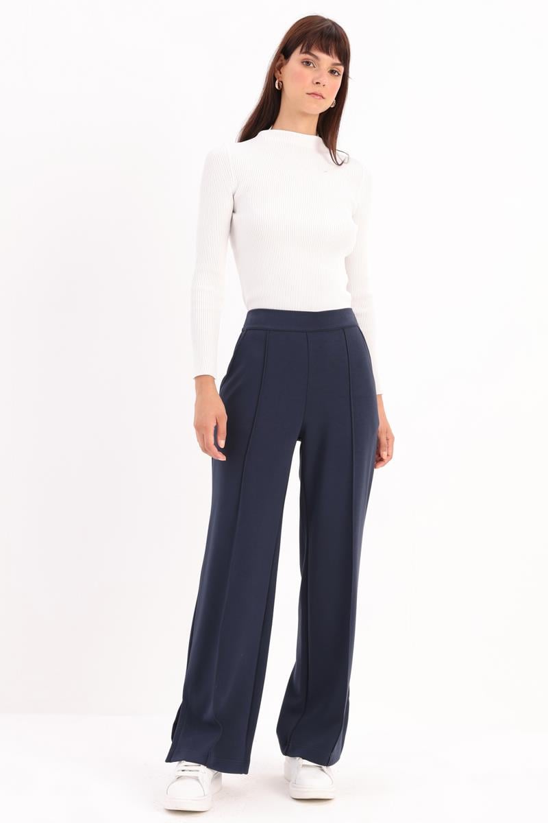 Wide Leg Knitted Pants