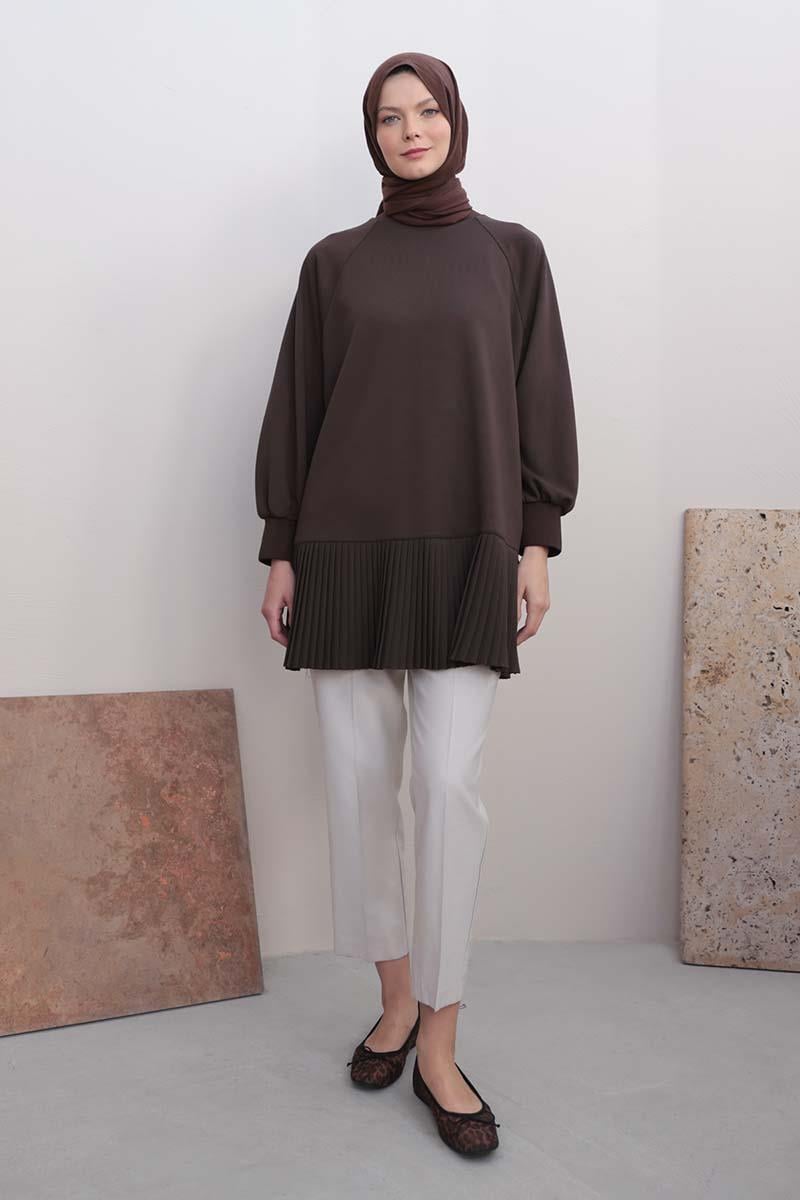 Oversized Pleated Tunic