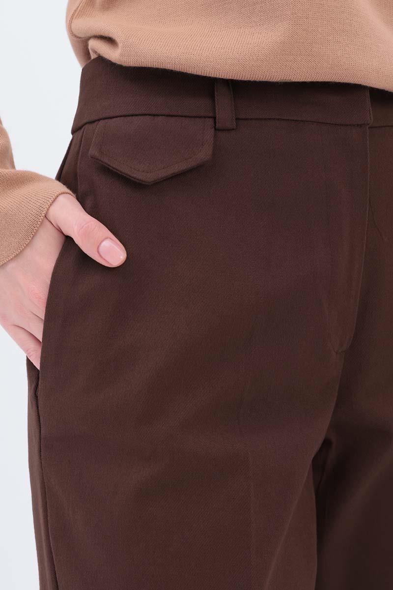 Süs Cep Kapaklı Pensli Havuç Pantolon