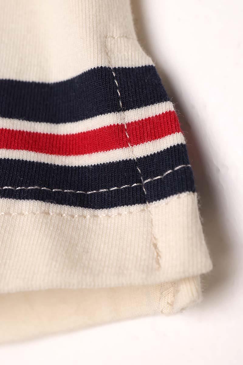 Pamuklu Çizgili İçlik Gömlek Etek