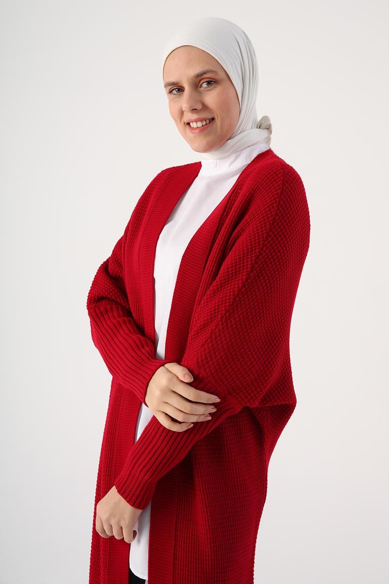 Önü Açık T-Kol Triko Hırka
