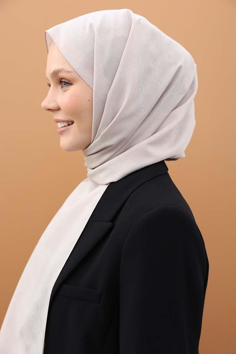 Jacquard Monogram Shawl