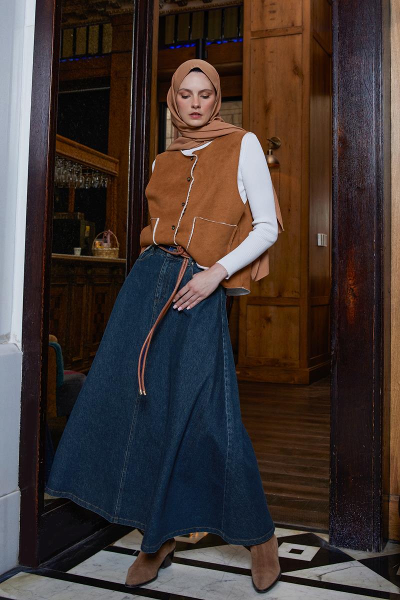 5 Pocket Denim Skirt