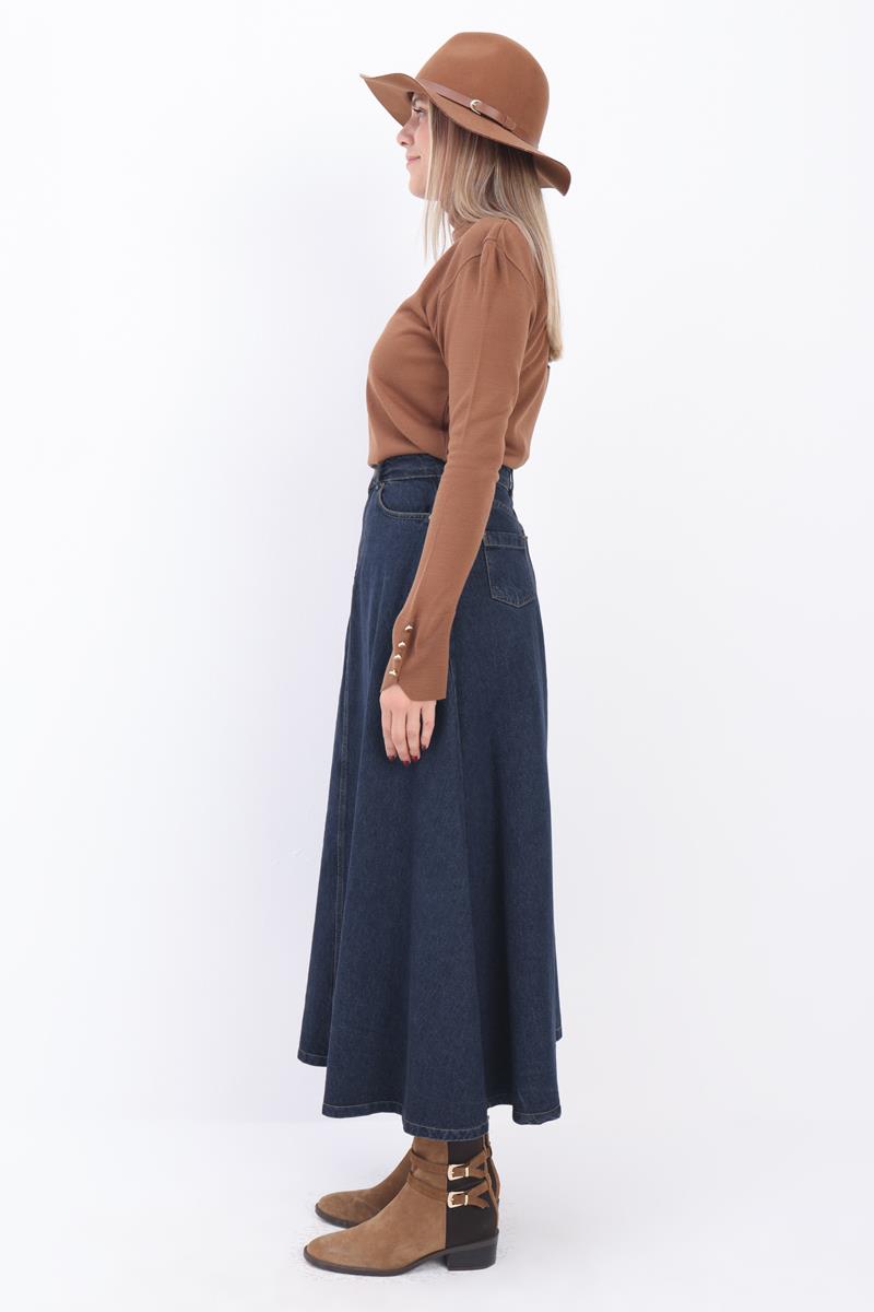 5 Pocket Denim Skirt