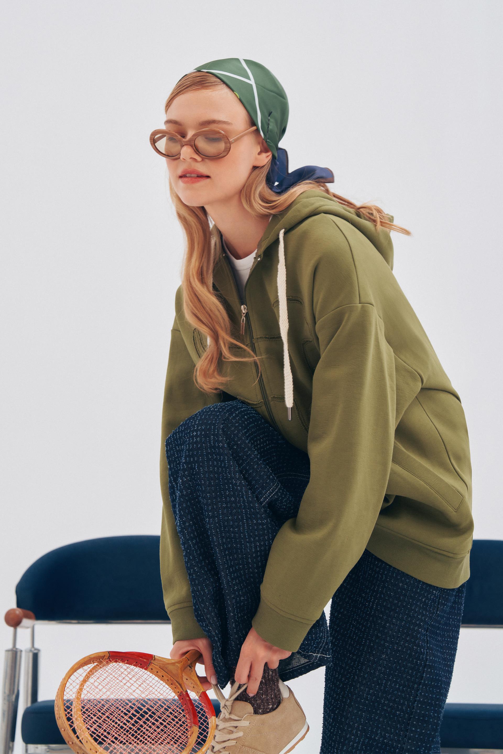 Lacivert-Desenli Çok Kullanımlı Fular