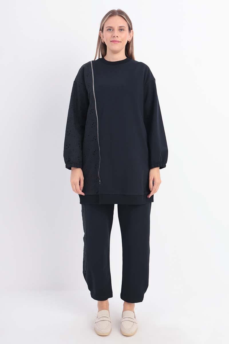 Fisto Garnili Pantolonlu Takım