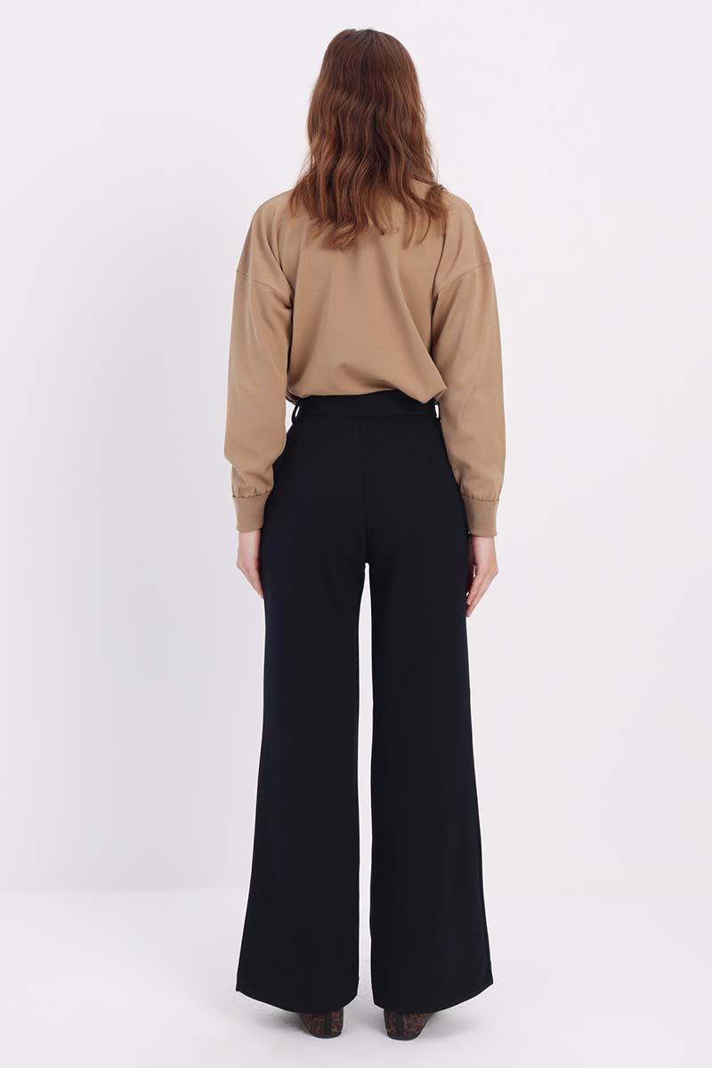 Nevürlü Wide Leg Trousers