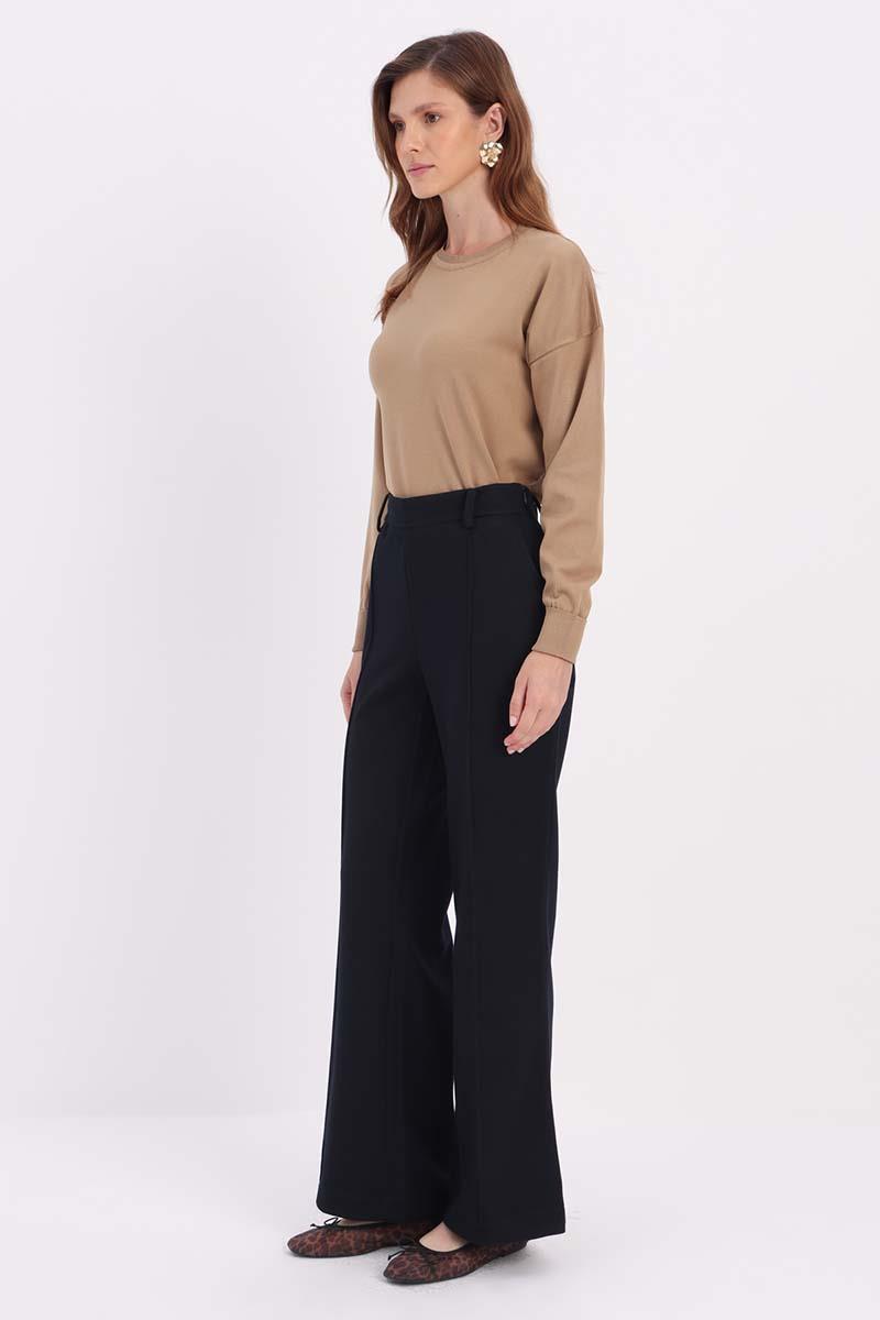 Nevürlü Wide Leg Trousers