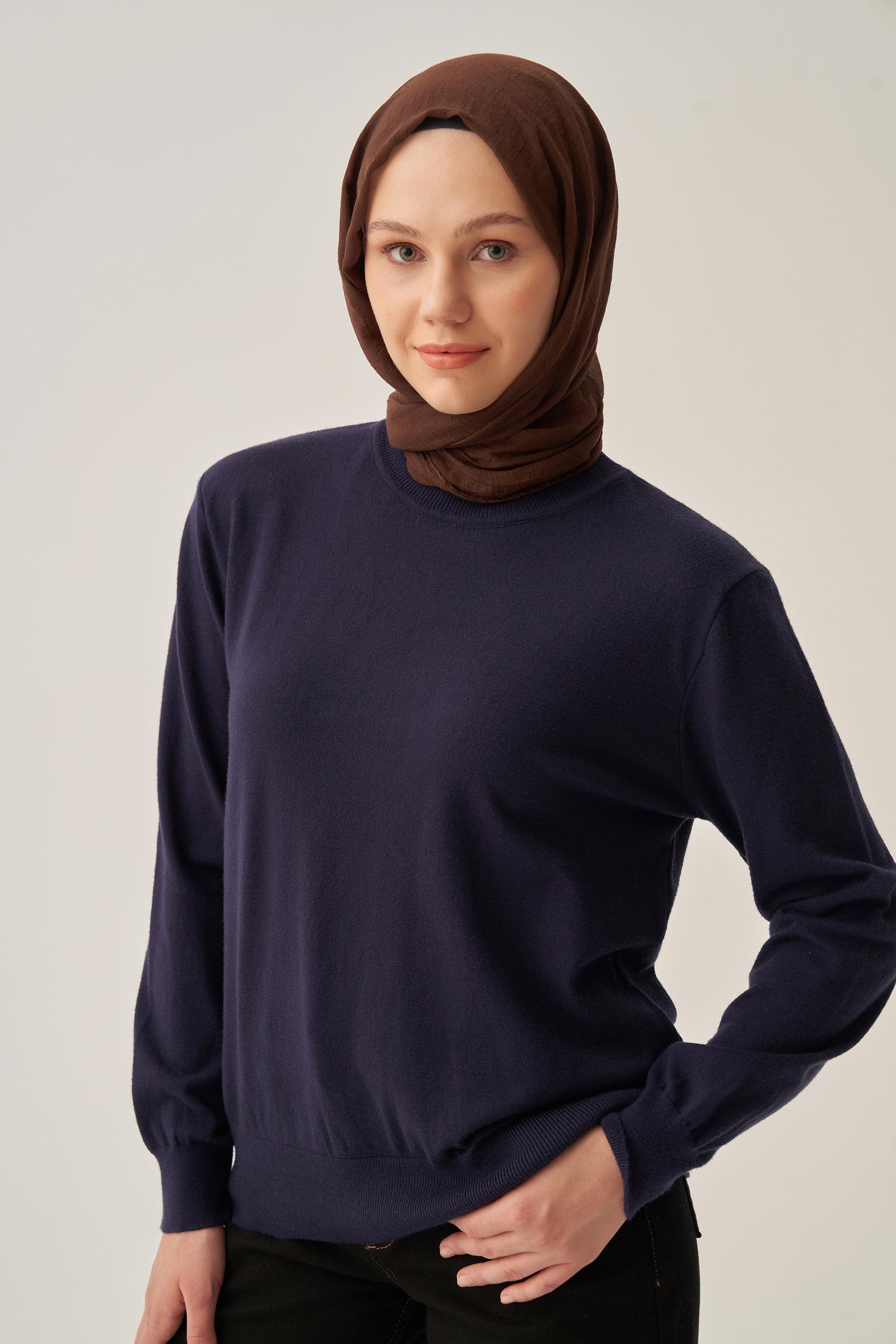 Lacivert-Triko Kazak